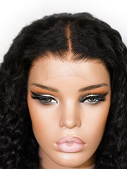Ebony Ivy — Natural Black 13×6 HD Lace Curly Wig
