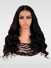 Velvet Magnolia — Natural Black 13×6 HD Lace Glueless Body Wave Wig