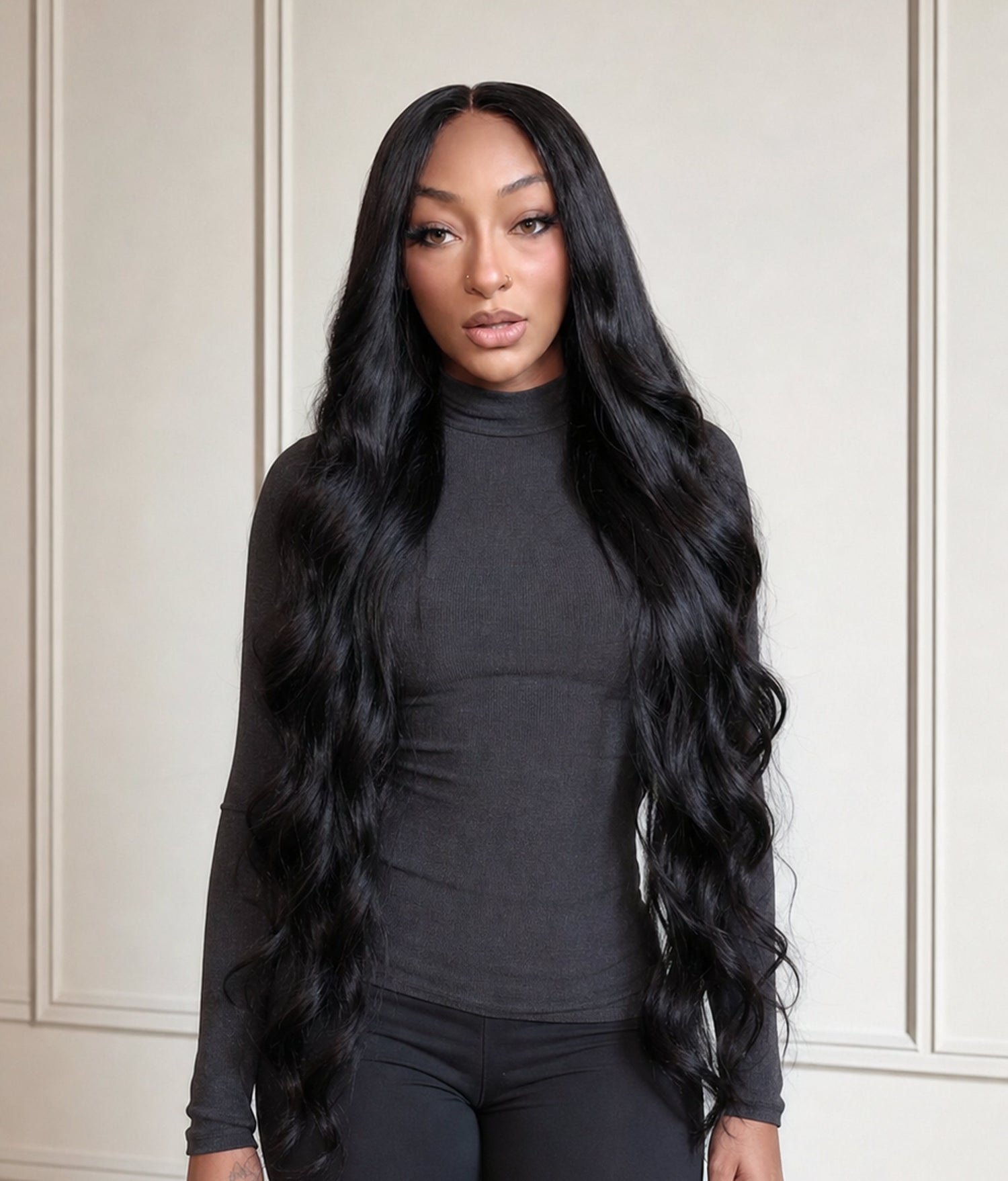Night Wisteria — Natural Black 11×6 HD Lace Body Wave Wig