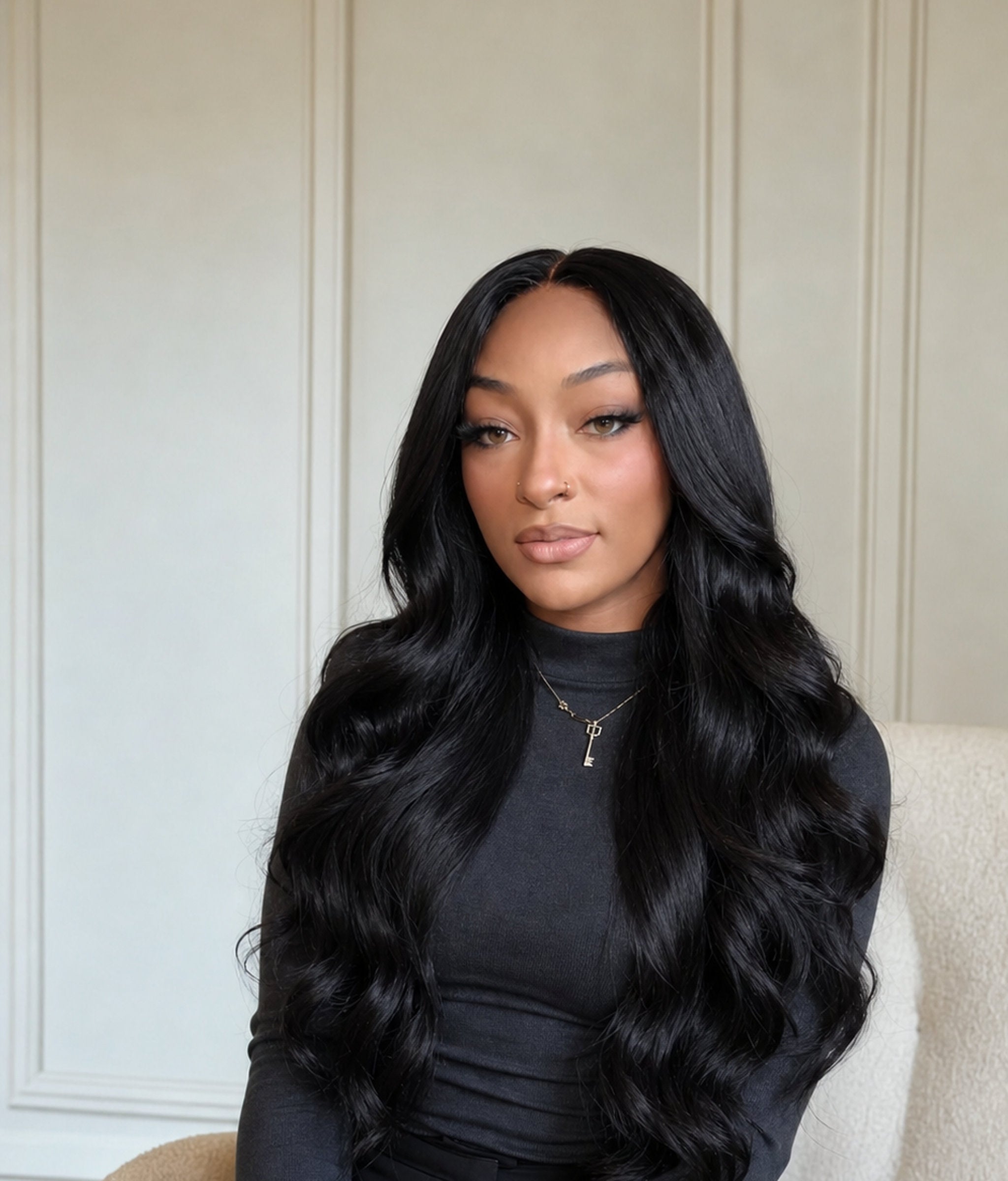 Night Wisteria — Natural Black 11×6 HD Lace Body Wave Wig