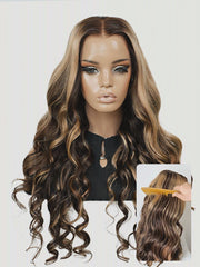 Sunlit Sage — Balayage 11×6 HD Lace Glueless Loose Body Wave Wig