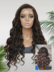 Ebony Tide — Soft Black 11×6 HD Lace Glueless Loose Body Wave Wig